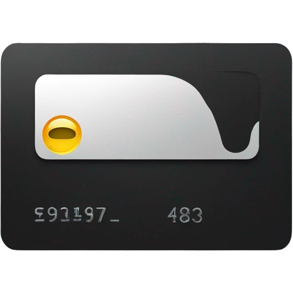 Black master card emoji