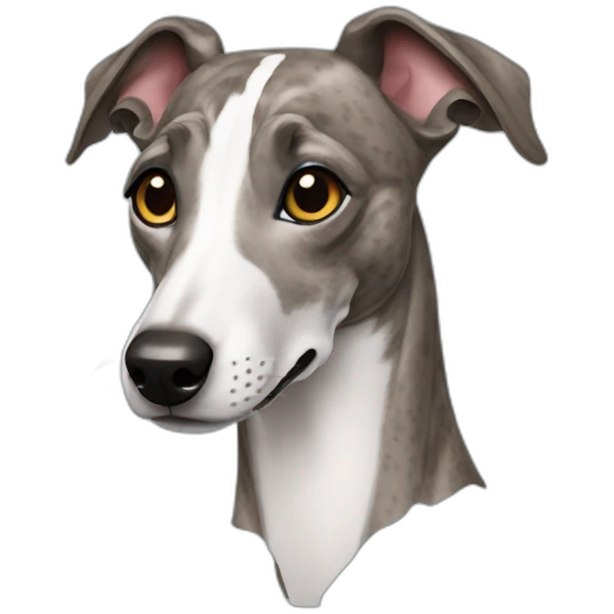 whippet brindle emoji