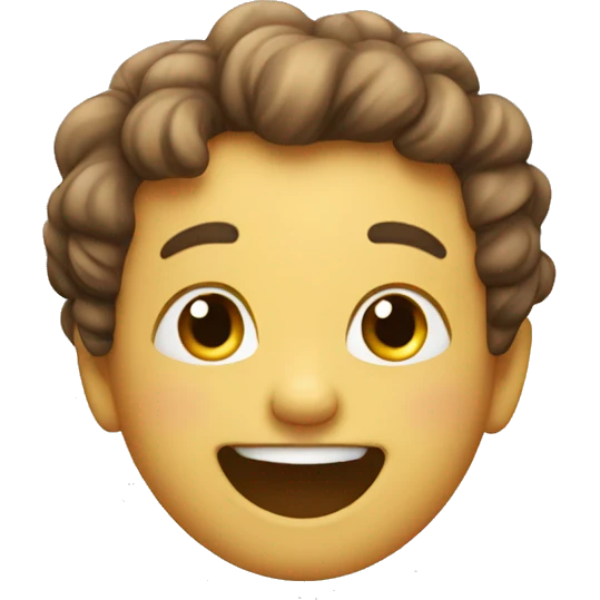 adorable happy emoji