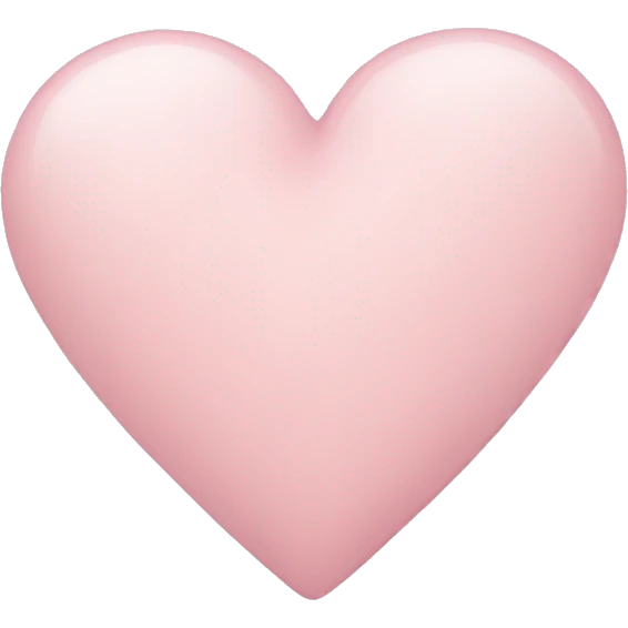 pale pink heart emoji