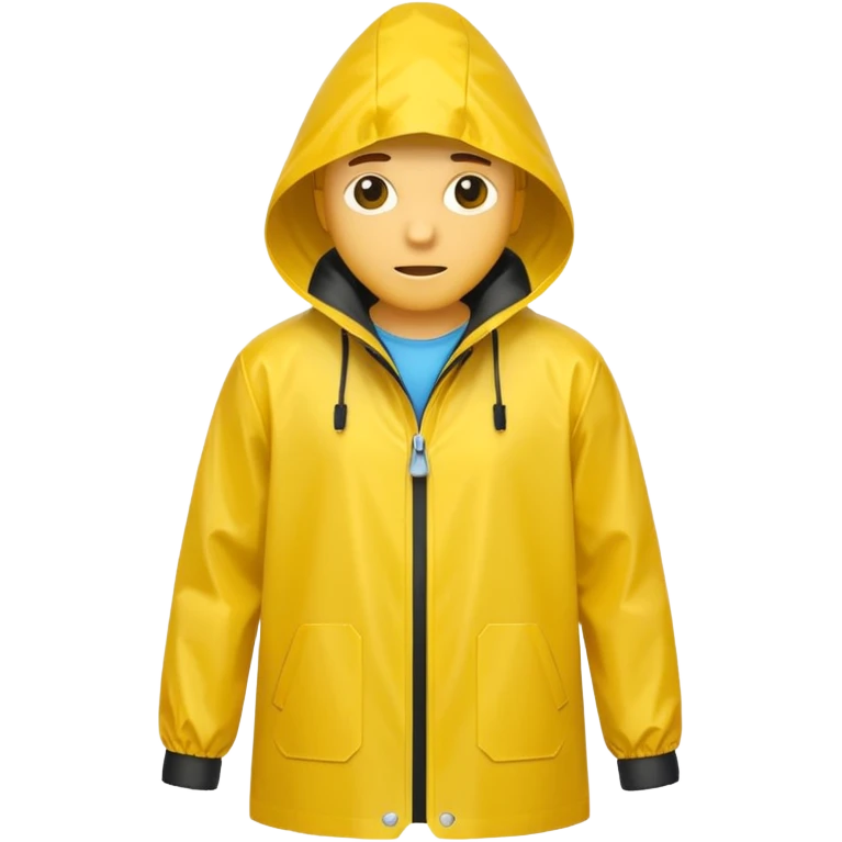 yellow raincoat for women (just the jacket without a woman in it) emoji