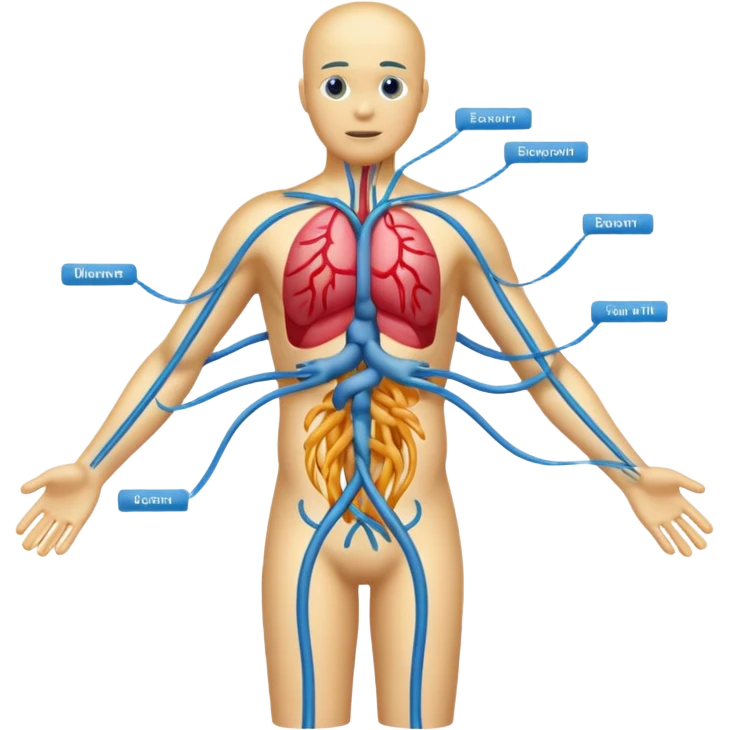 Fiber in the human body emoji