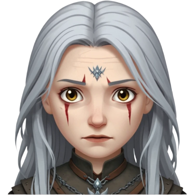 horror witcher woman emoji