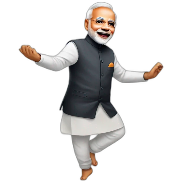 Modi dancing emoji