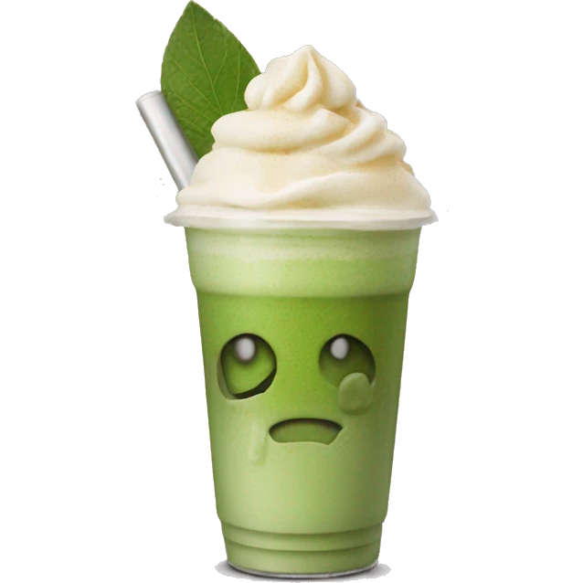 Matcha frappe  emoji