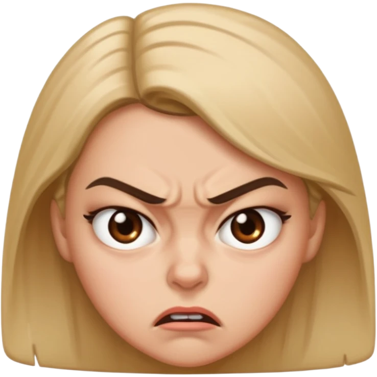 Angry girlfriend  emoji