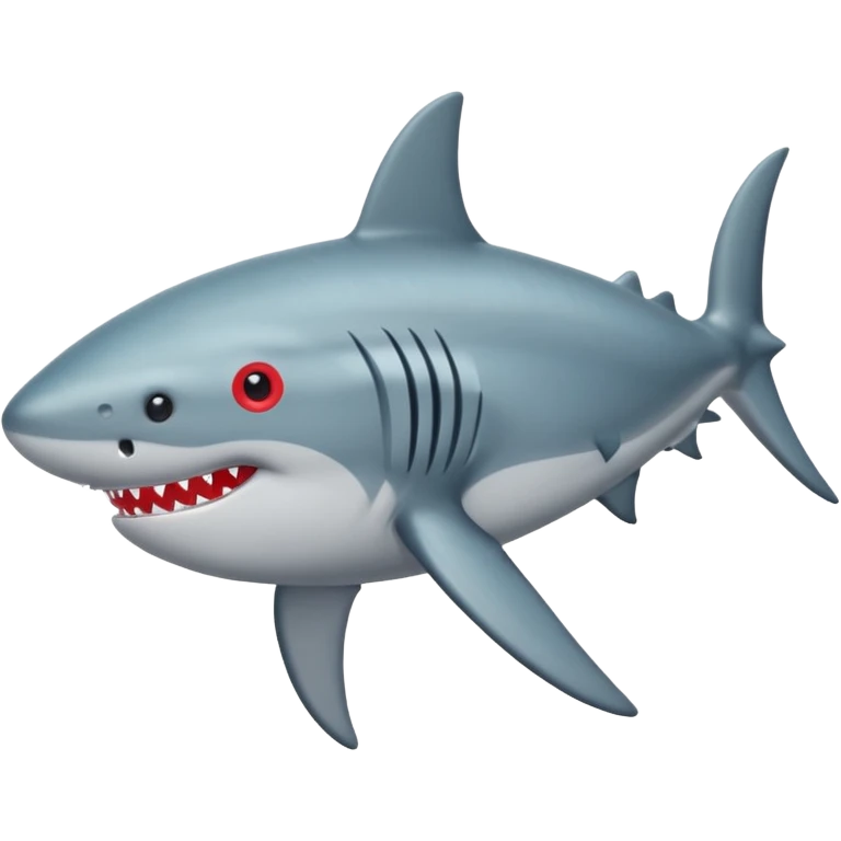 Tiburón con ojos de corazon emoji