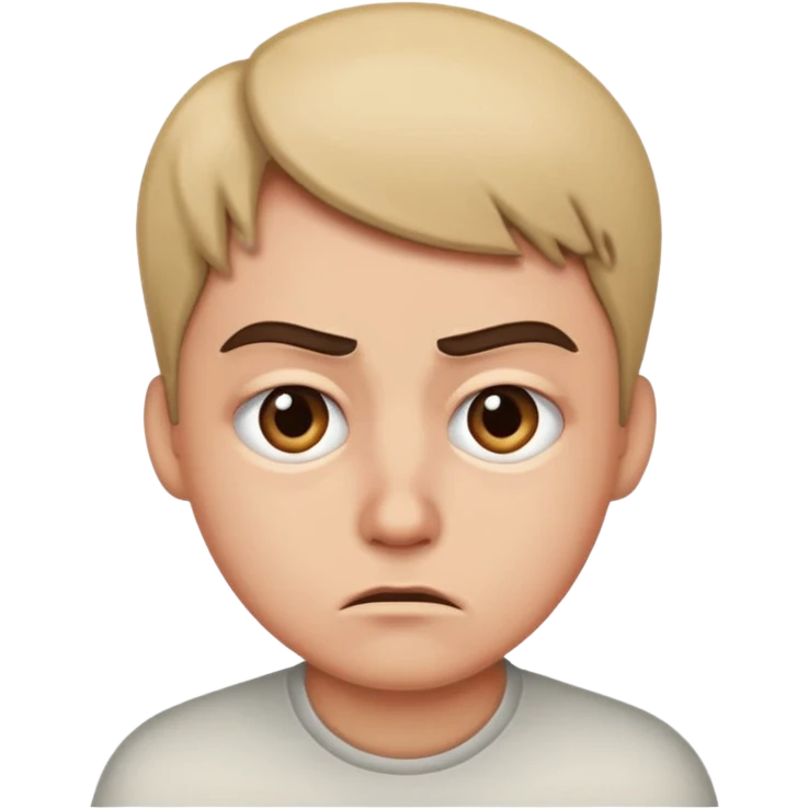disgusted side eye emoji