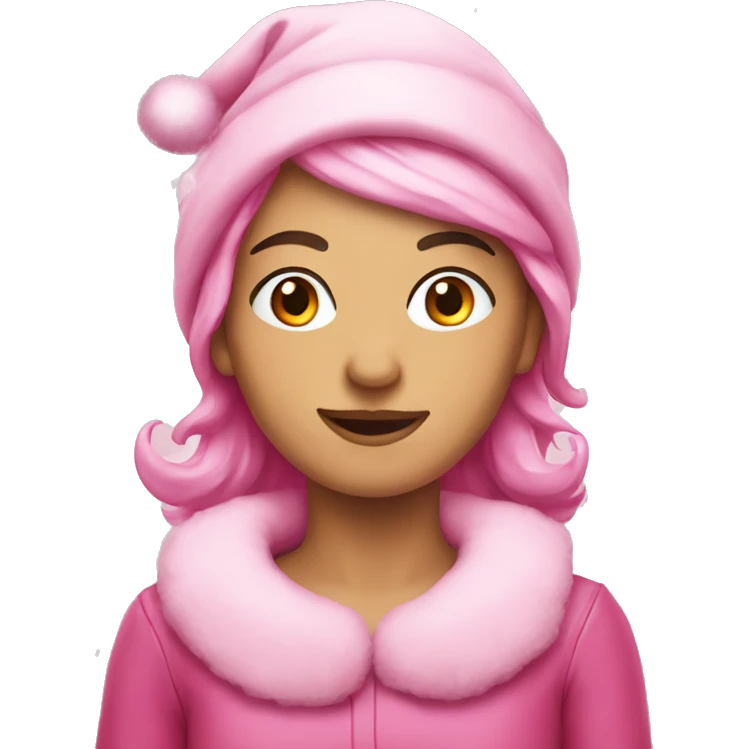 pink Christmas  emoji