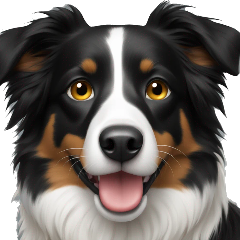 could you do black border collie emoji