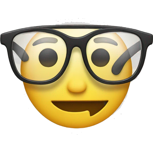 glasses broken in half emoji