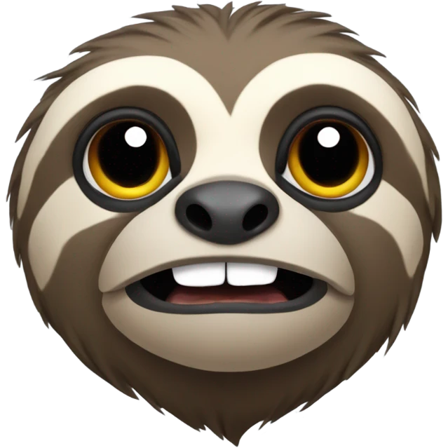 angry sloth emoji
