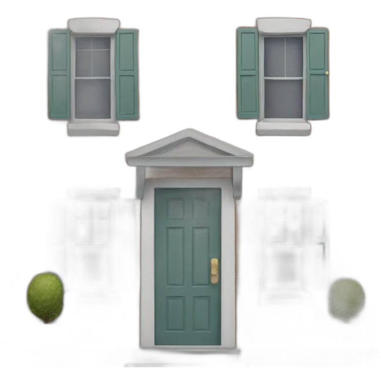 house front face  emoji