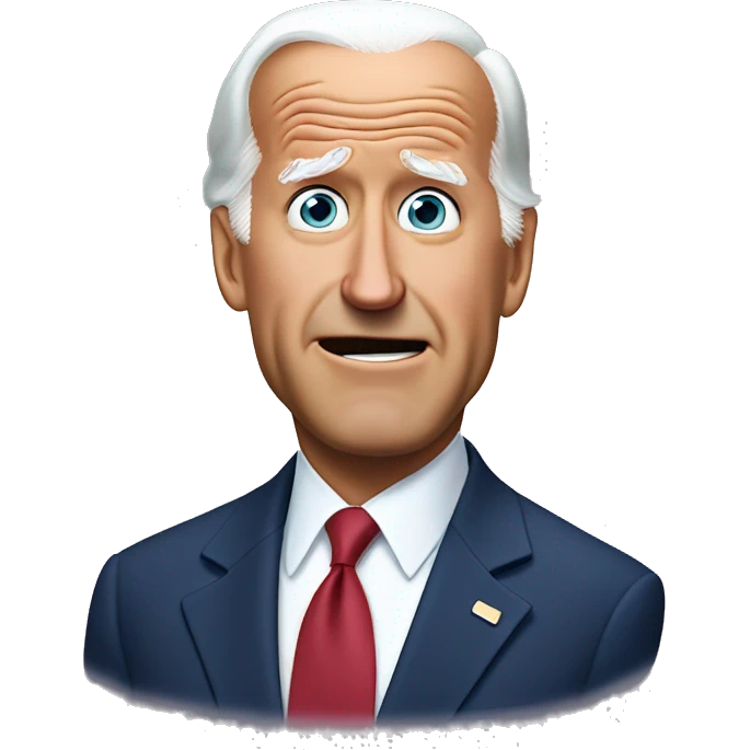 Joe Biden confused emoji