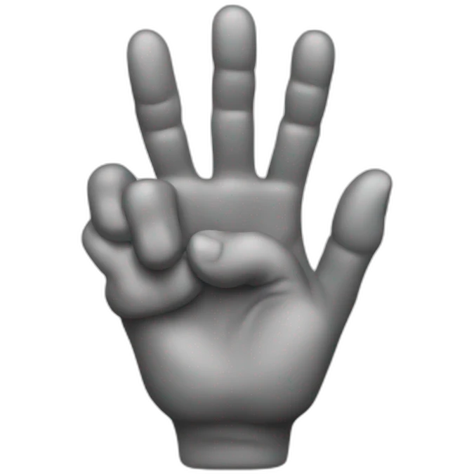 hand showing heavy metal sign emoji