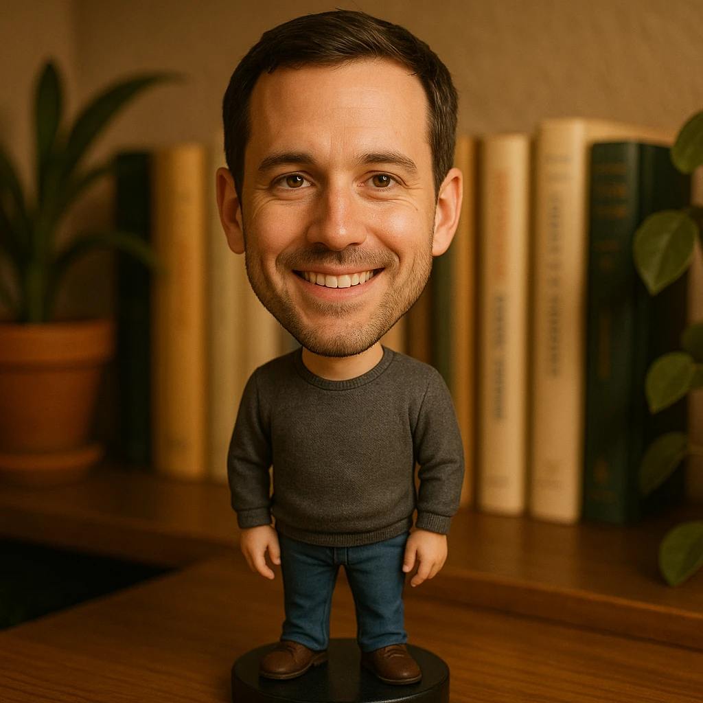 A Bobble head based on this image emoji
