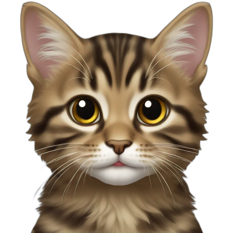maincoon tabby kitten emoji
