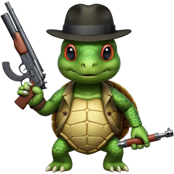 gangster turtle emoji