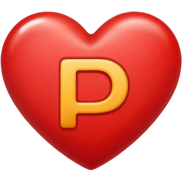 emoji herz mit buchstabe P drin emoji