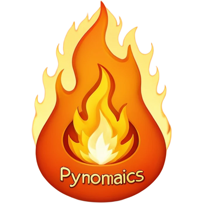 Can you make Christmas decorations cooperative with fire and have the text pyromaniacs  emoji
