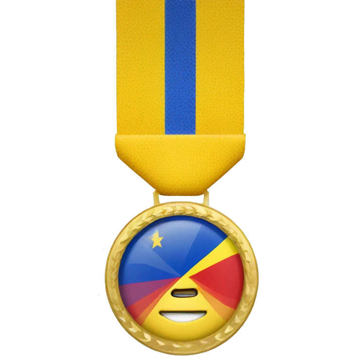 second place medal Romania emoji