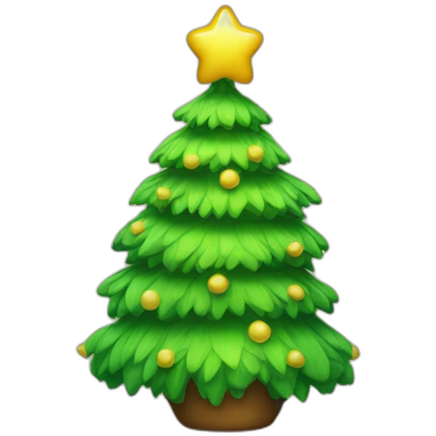 christmas tree toy beehive emoji