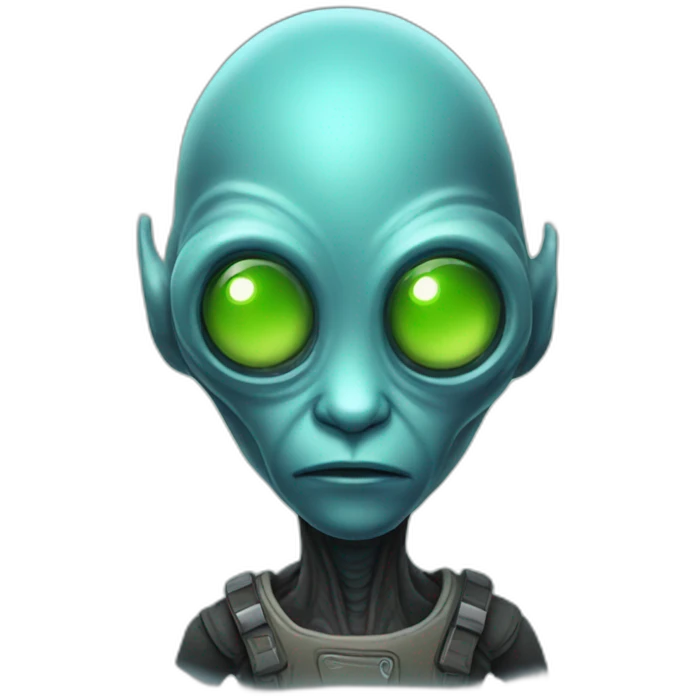cool alien emoji