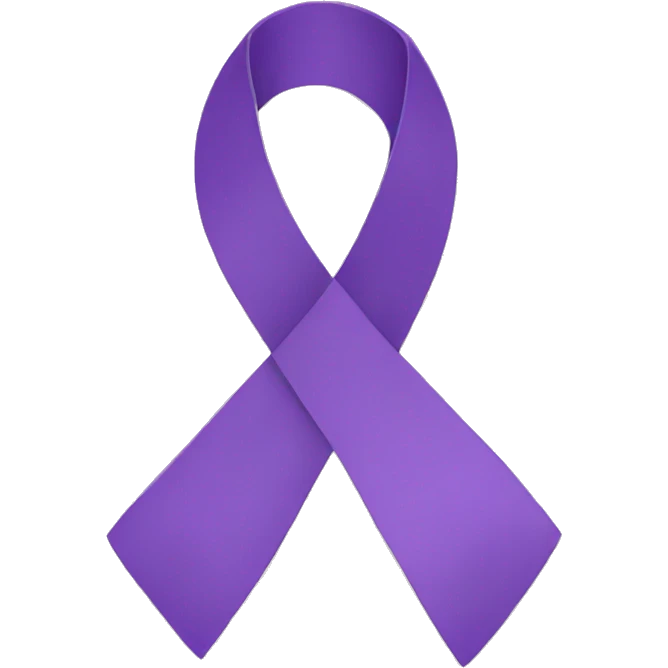 Suicide awareness ribbon  emoji