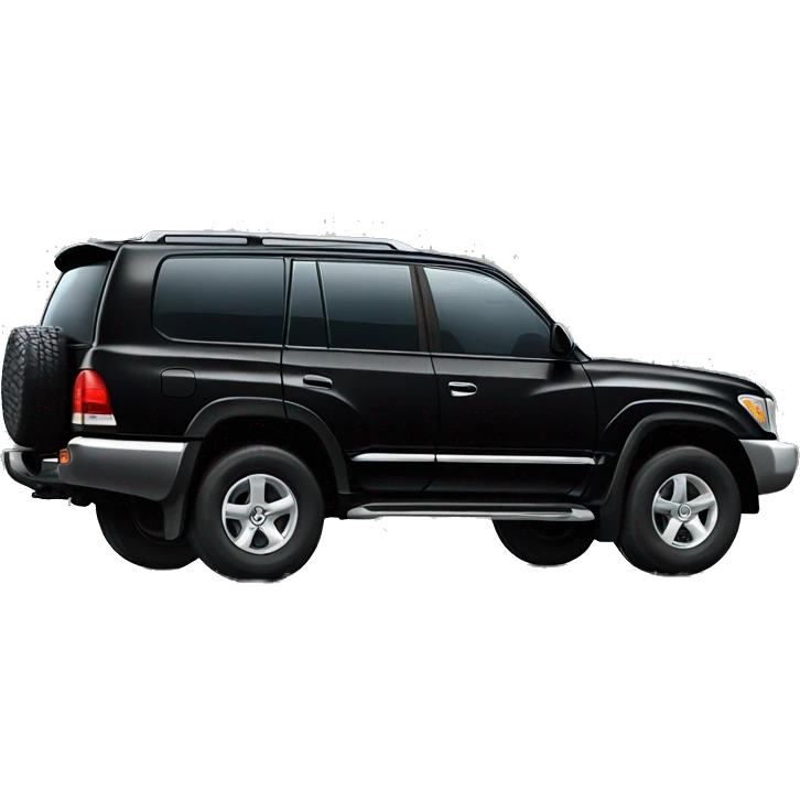 one black toyota land cruiser 100 emoji