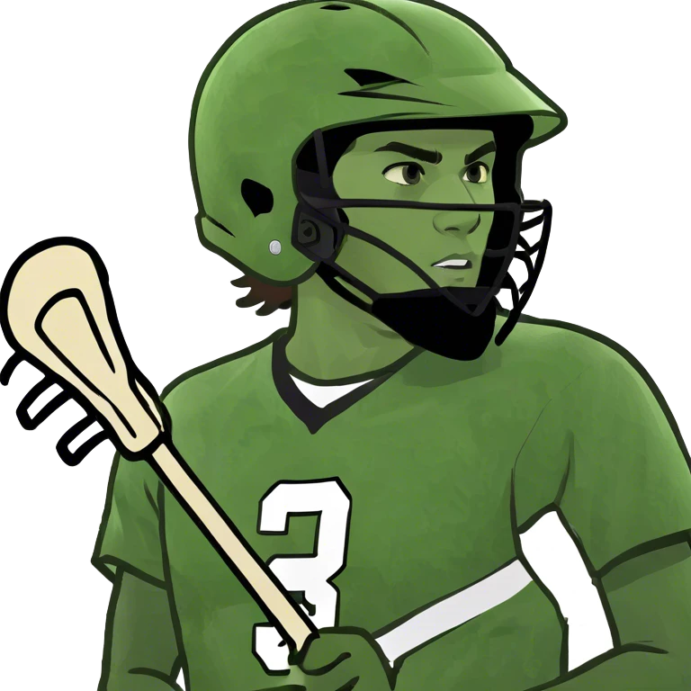 Lacrosse player emoji