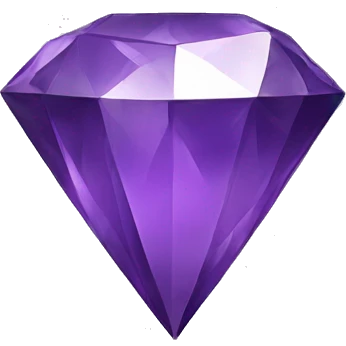 Purple diamond  emoji