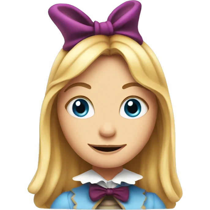 Alice in wonderland emoji