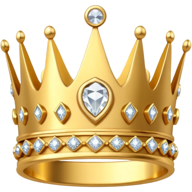 15th birthday ring with crown emoji