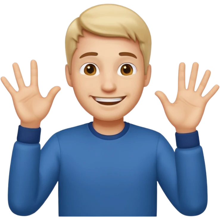 crea un emoji de un hombre cuerpo completo emoji