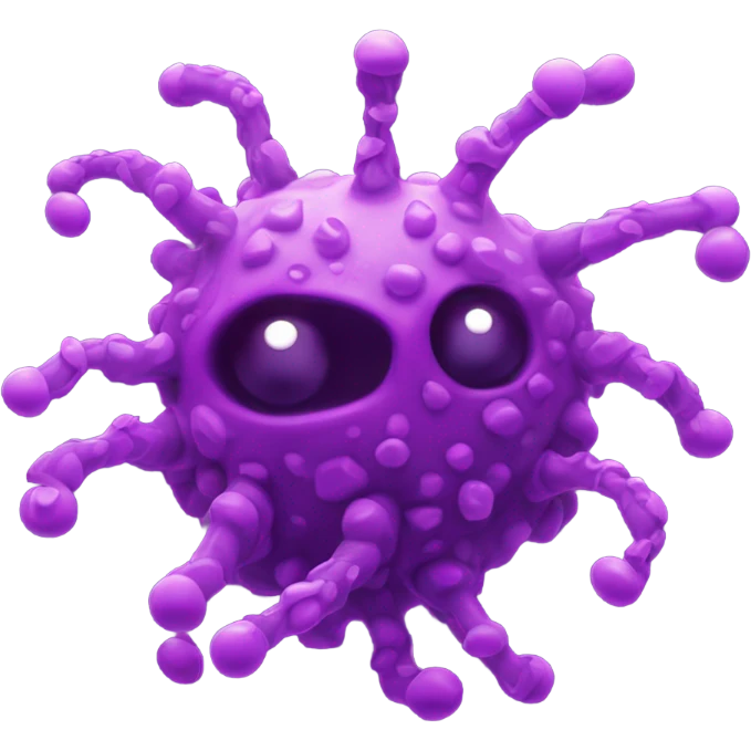 corruption microbe purple emoji