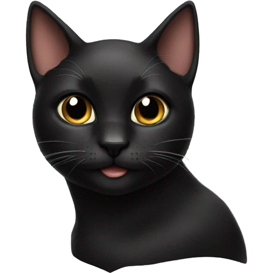 aesthetic black cat emoji