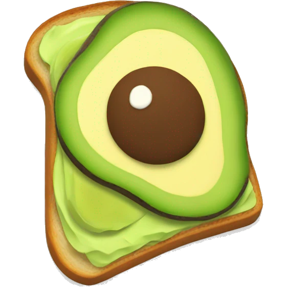 Avocado toast emoji