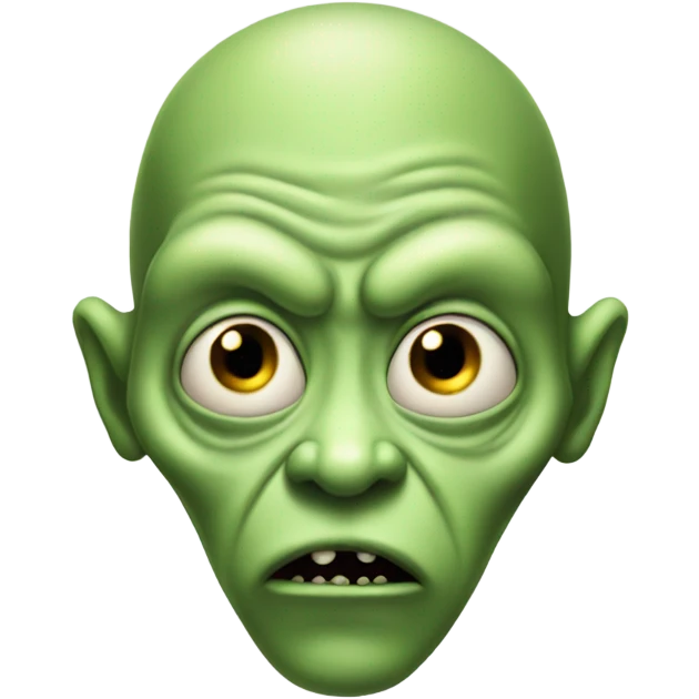 Ugly alien  emoji