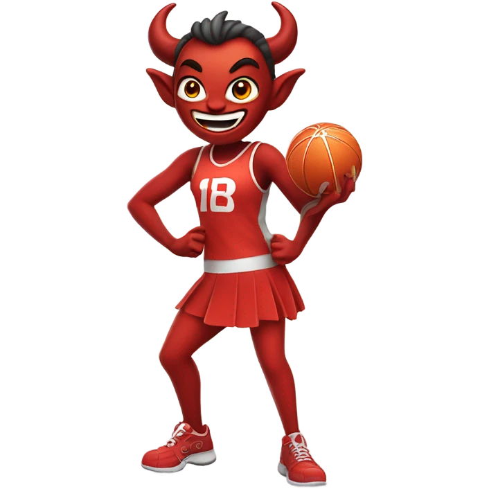 Netball devil emoji