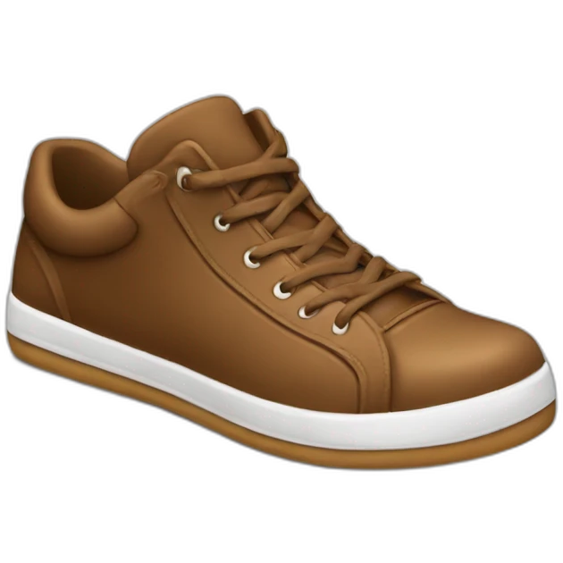 Money brown shoe  emoji