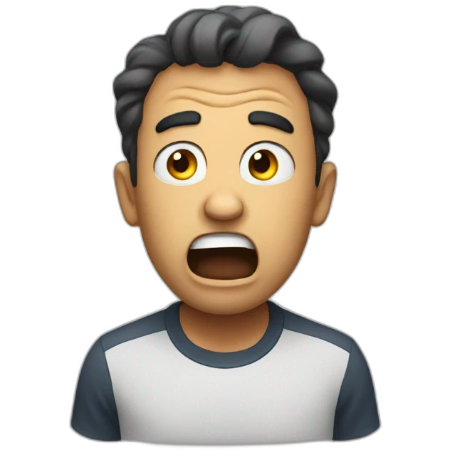 afraid emoji