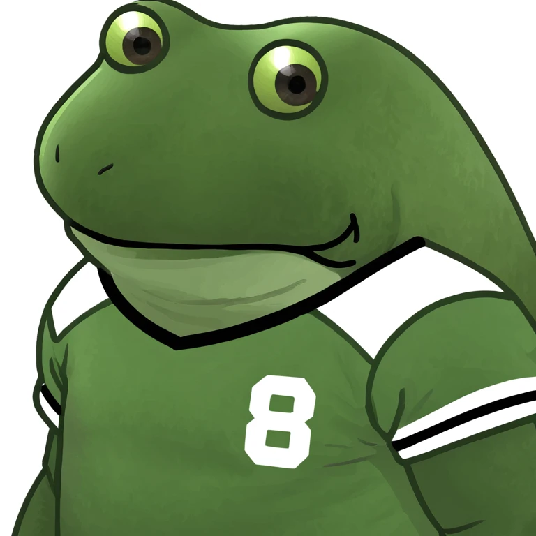 bufo in a football suit emoji