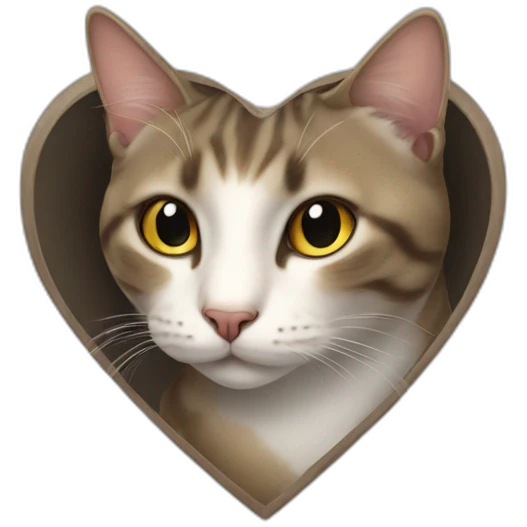 cat on a heart emoji