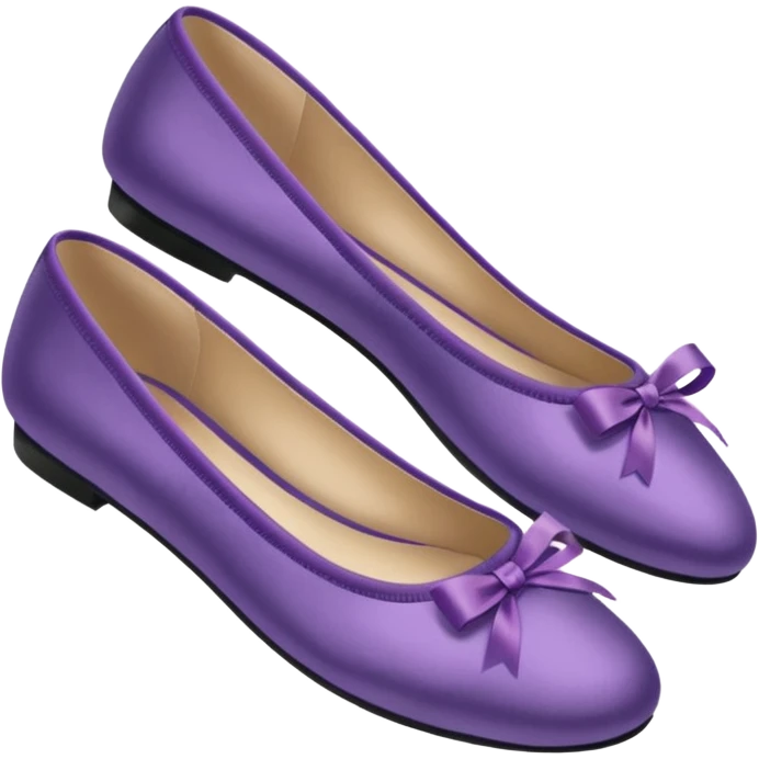 purple ballet flats emoji