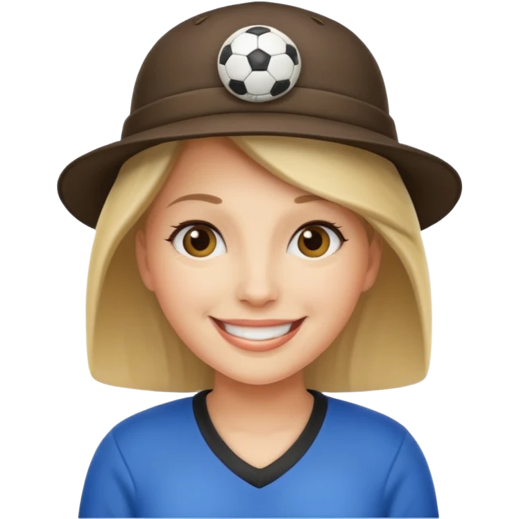 Soccer mom hat emoji