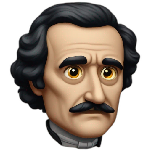 edgar allan poe mewing emoji