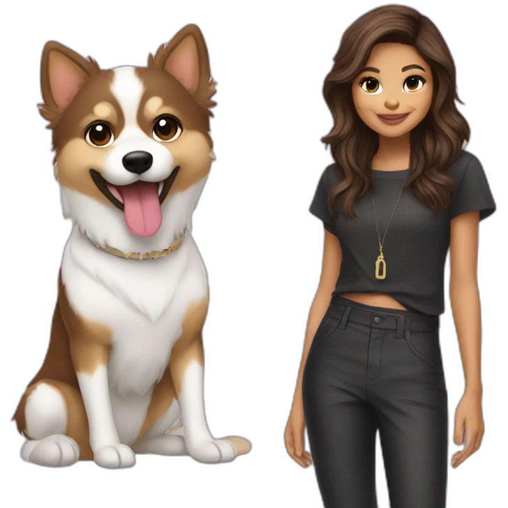 ZENDAYA WITH POMCHI emoji