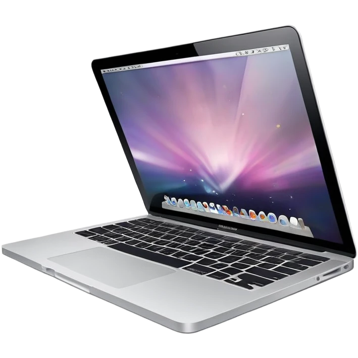 macbook in 008DA6 colors emoji