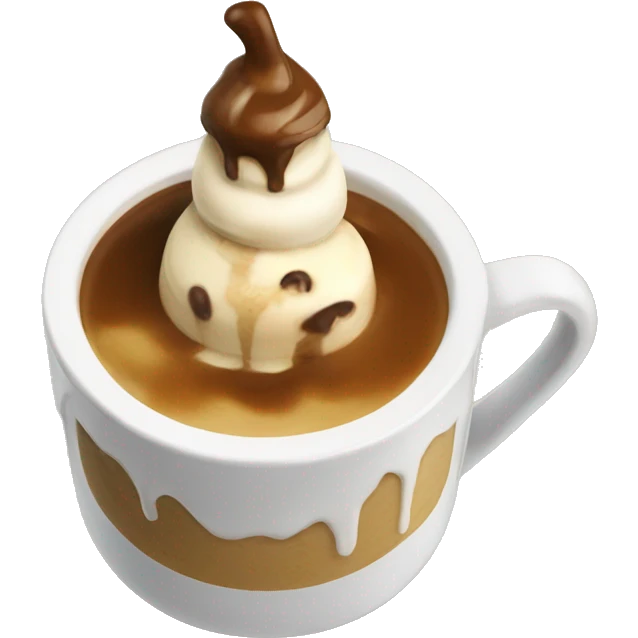 un affogato emoji