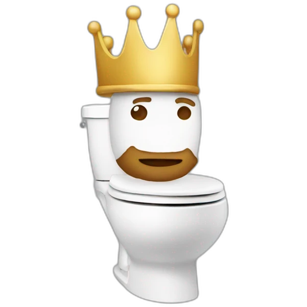 king toilet emoji